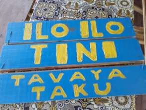 Signs for recycling point