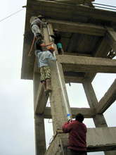 Reaching the tower