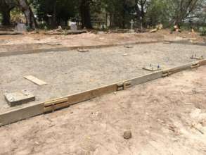 Site ready for pouring slab