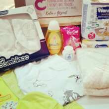 box of newborn essentials