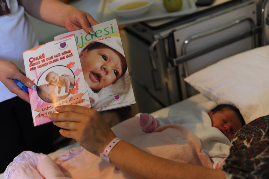 Perinatal education for 1400 mothers in Albania