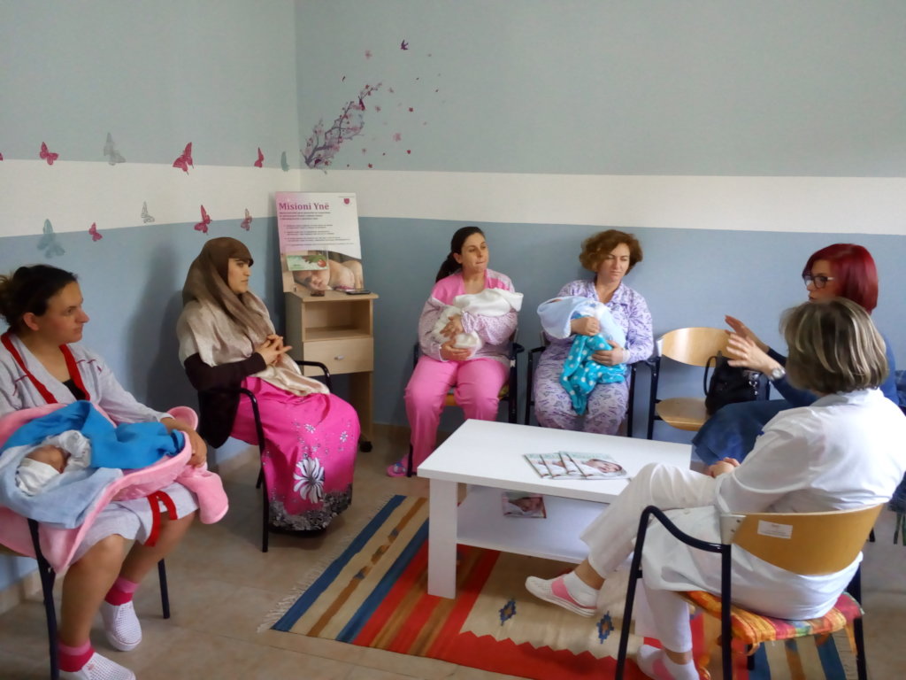 Perinatal education for 1400 mothers in Albania