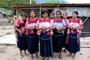 Women Entrepreneurs with Their Chicken Flock