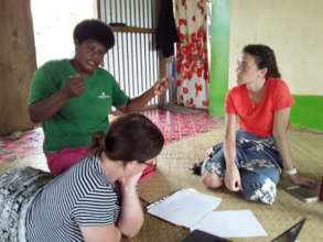 Discussing with CHW