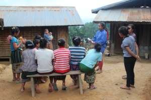 Our First Community Health Session in Laos