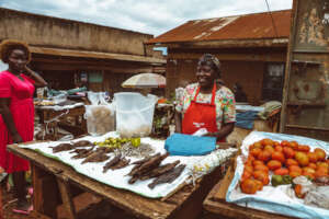 picture of our 22STARS mom at the market
