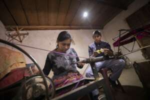 Working at Night by Solar Light