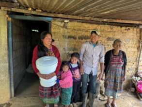 Family With Water Filter