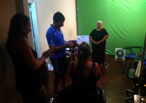 Working behind the camera