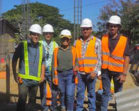 Supervisors & 2 graduates working for Contractors