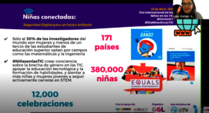 Loly from UIT inspiring the girls