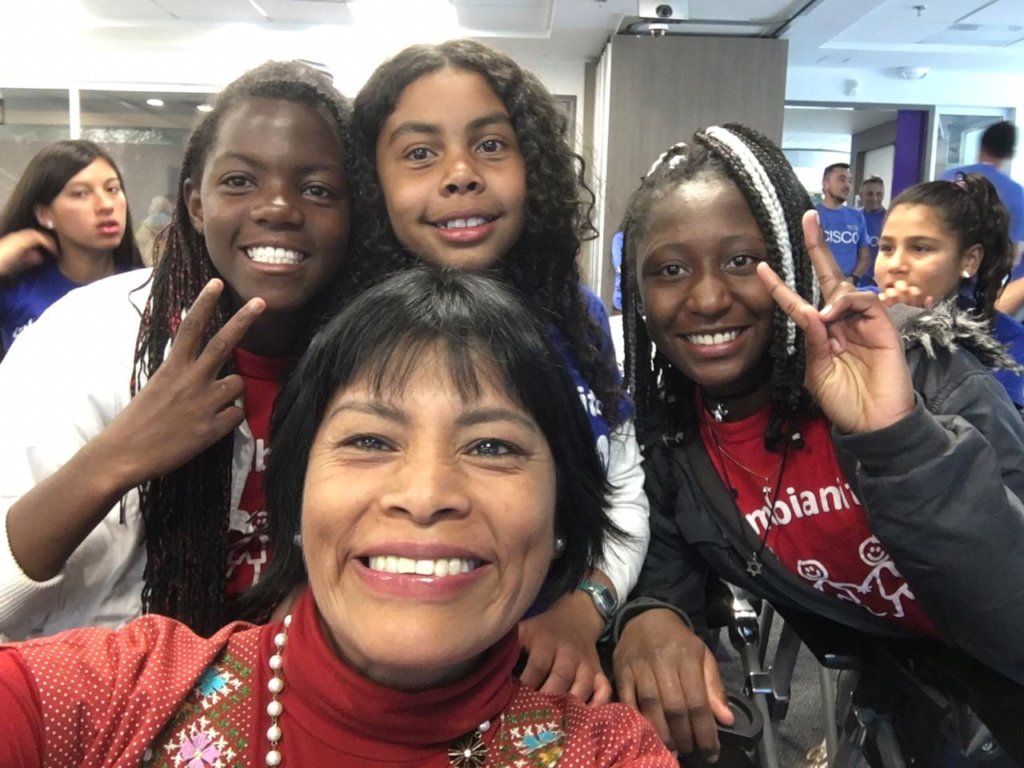 Happy days sharing our mission with Latina Girls
