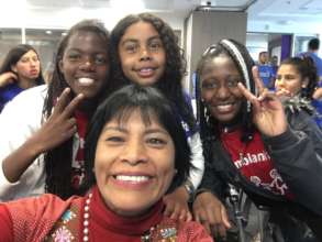 Happy days sharing our mission with Latina Girls