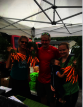 A bountiful carrot donation from Vest Berries!