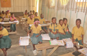 Child education in Grand Lahou, Cote d'Ivoire.