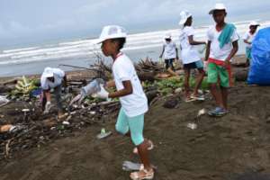 Kids Cleaning Beaches