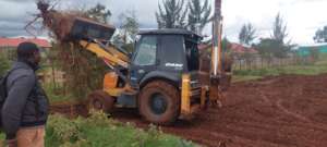 Landscaping the new piece of land