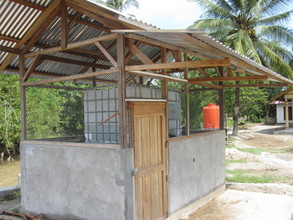 The chlorination unit in Guguk village