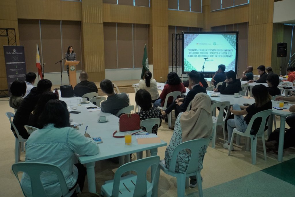 GlobalGiving-sponsored DRRM forum