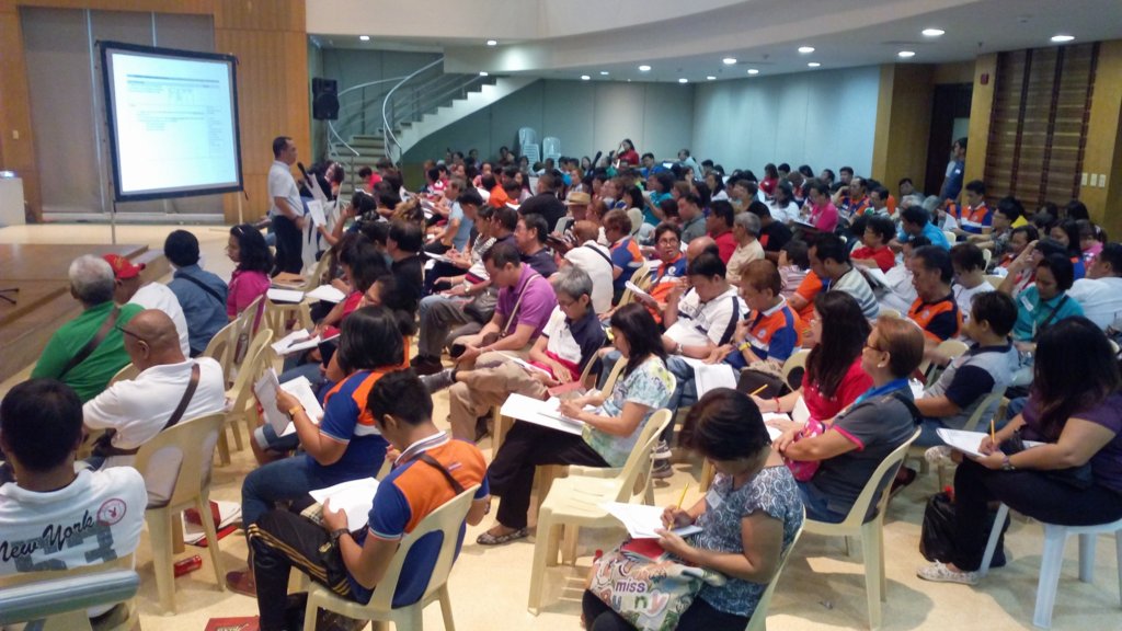 Barangay reps get an orientation of the QA Tool