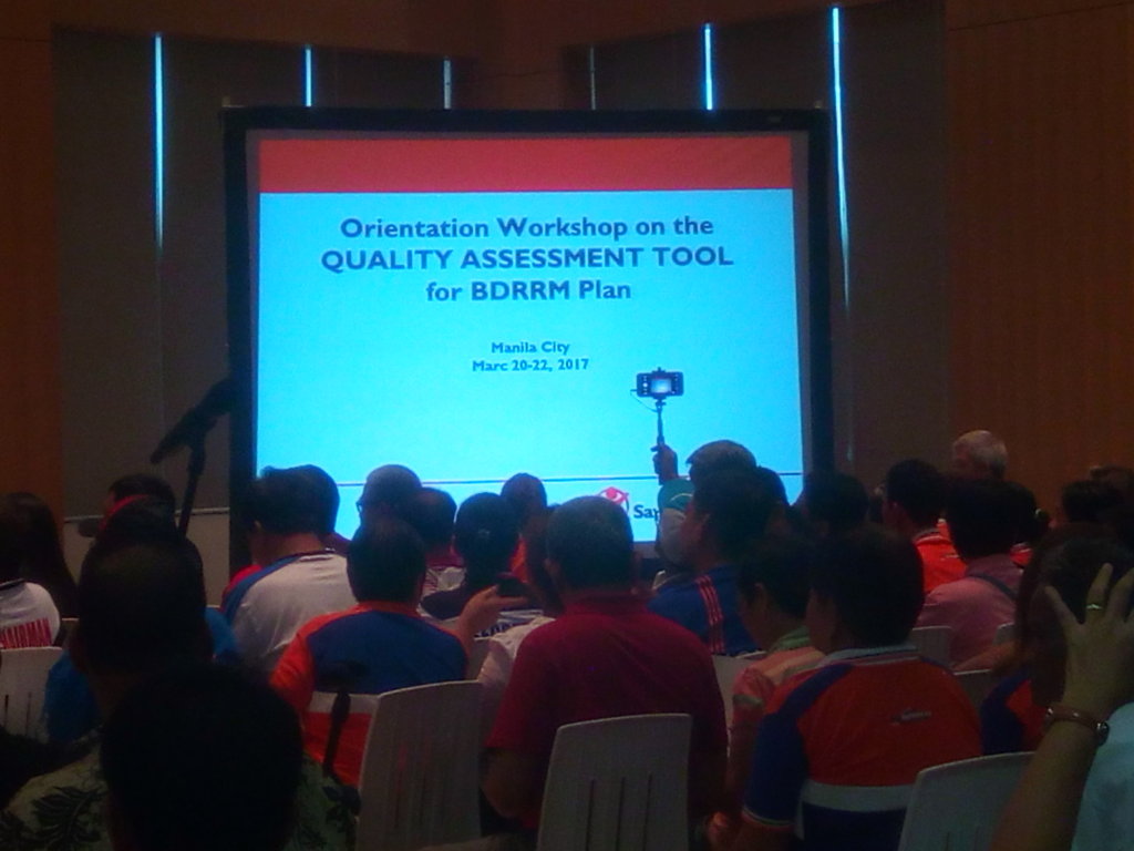 Leaders review their respective BDRRM Plan