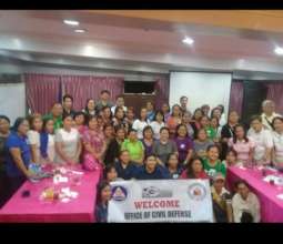 The Elderly sector during the  DRRM training