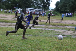 A football event in Mitengo Ward