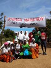 Students in Mtwara Marathon