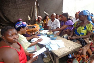 VSLA members having a meeting