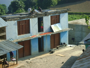 Solar panel installed on rooftop