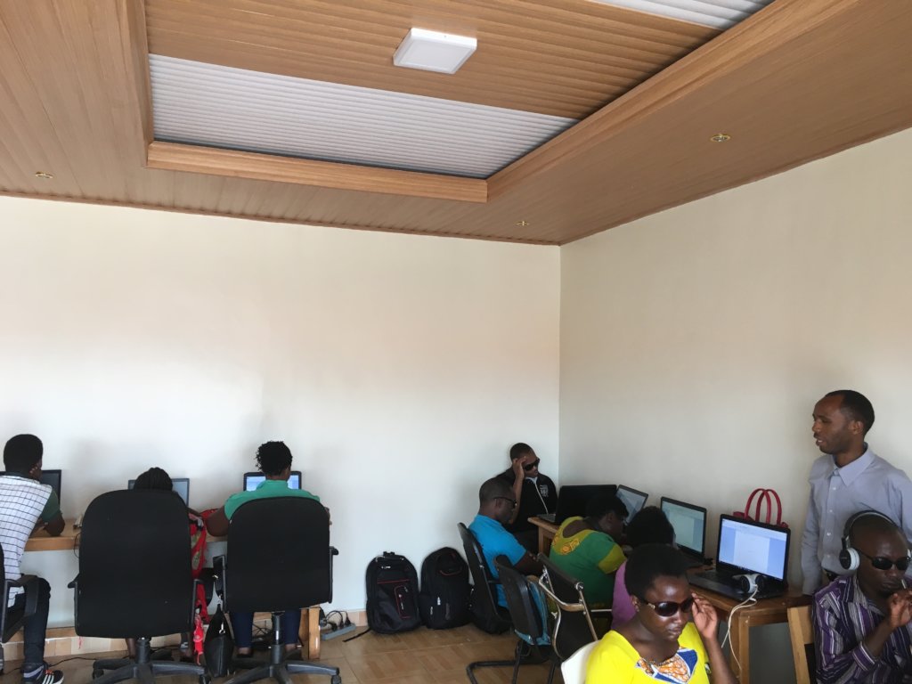 Empower visually impaired for employment in Rwanda