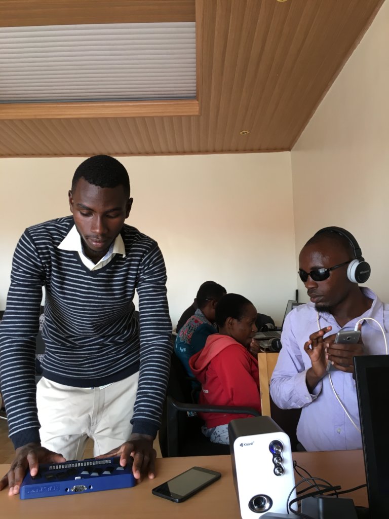 Empower visually impaired for employment in Rwanda