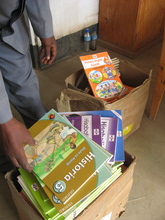 Books delivered to Losinoni Primary School