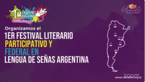 First Litetary Festival in Argentine Sign Language