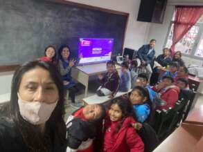 A school in Salta participates online