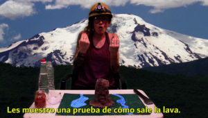 sign language video.the volcano