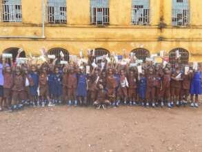 Regent Square Students with Pencils