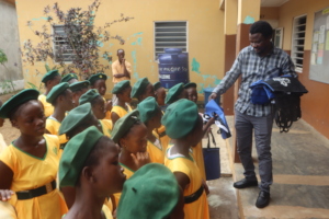 School Bags were given to Hope Academy students