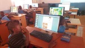 FAWE Students in Computer Class