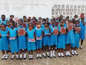 FAWE Girls School Thankful for School Supplies