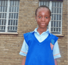 Martha back in primary school