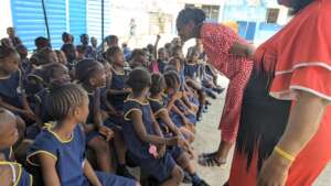 Sharon visits the FAWE School
