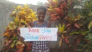A smile and "Thank You" from Aminata