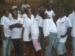 Girls at Door of Hope