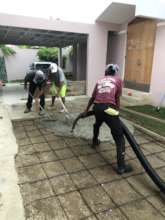 Building Driveway in Cement