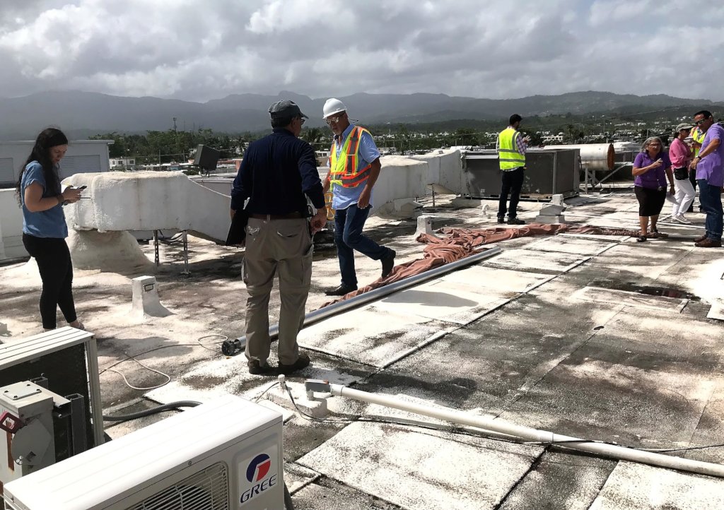 Repairs to Hogares Teresa Toda post H. Maria in PR