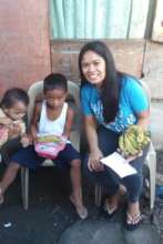 Wheng, our Tacloban feeding coordinator