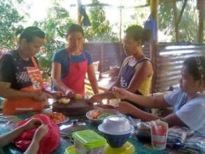 Volunteer mothers in Brgy. Manat
