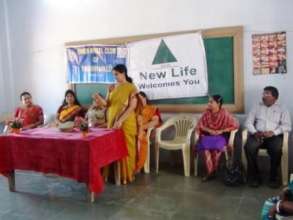 Felicitation by the Innerwheel Project President