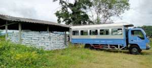 Graduate students take biochar for test farm